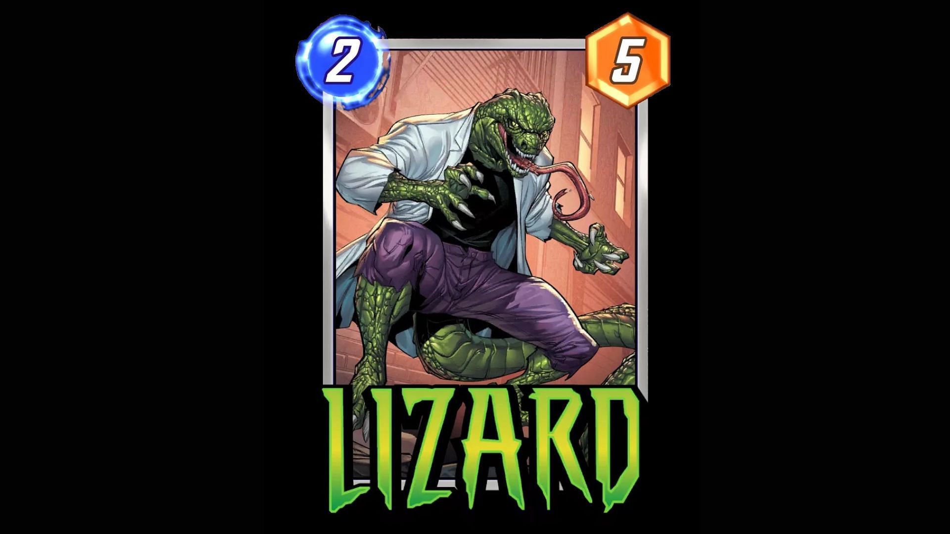 Lizard is best used in aggressive decks where the game is to try to win as quickly as possible but be cautious not to activate his drawback (Image via Nuverse)