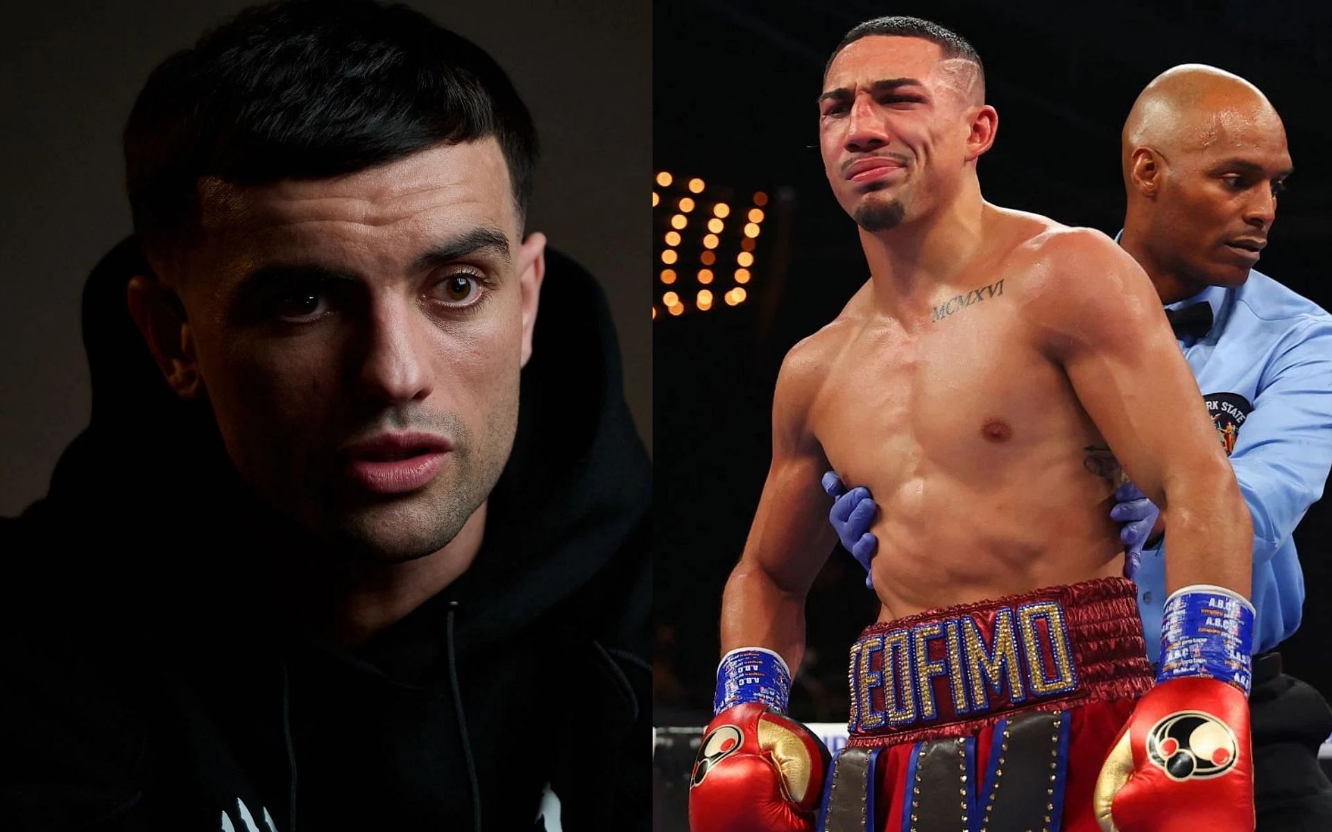 Jack Catterall (left) eager to face Teofimo Lopez (right) and shares confident prediction [Images courtesy: Getty Images]