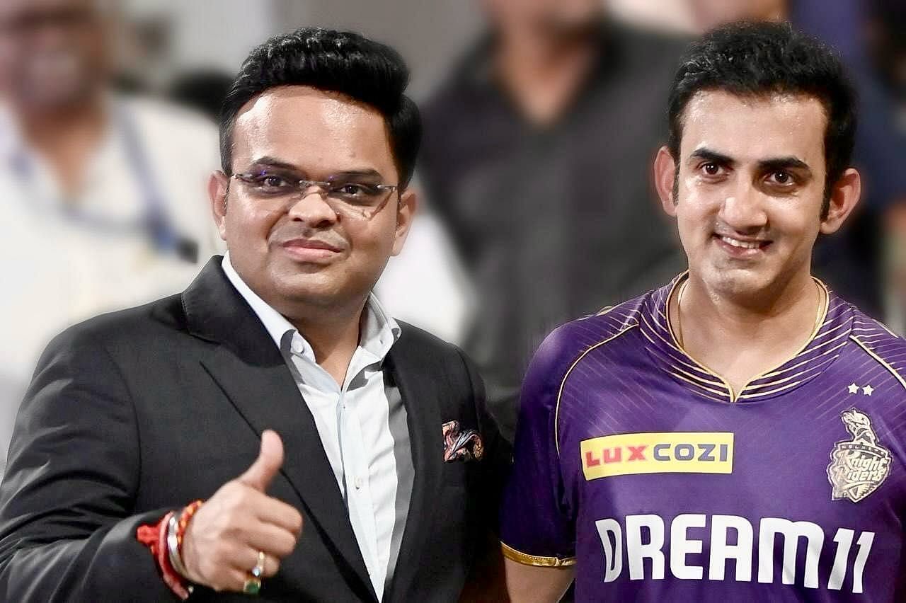 Jay Shah and Gautam Gambhir (Image via Instagram-@jayshah220988)