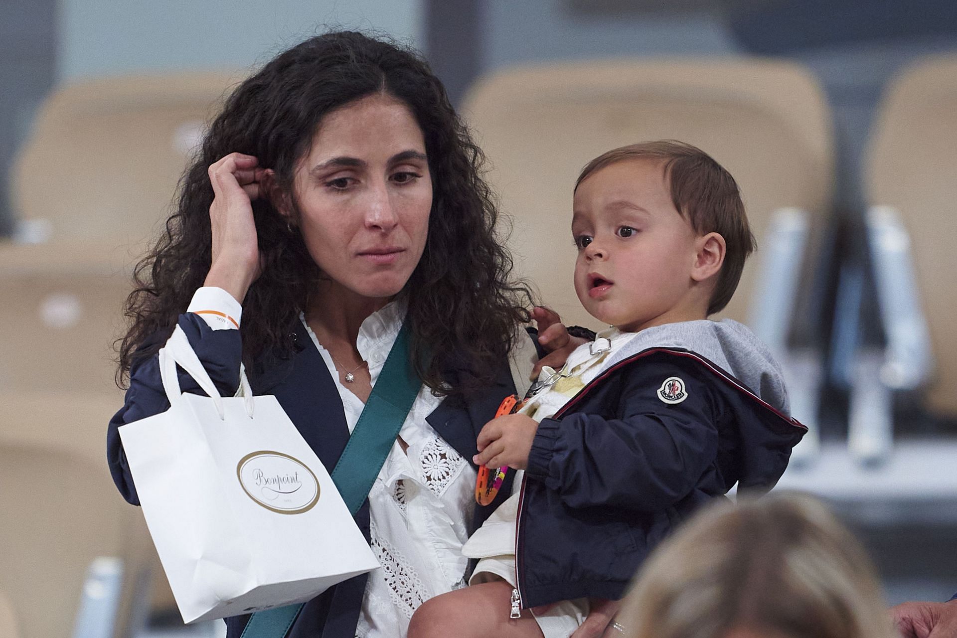 Maria pictured with Nadal Jr. at the 2024 French Open | Image Source: Getty