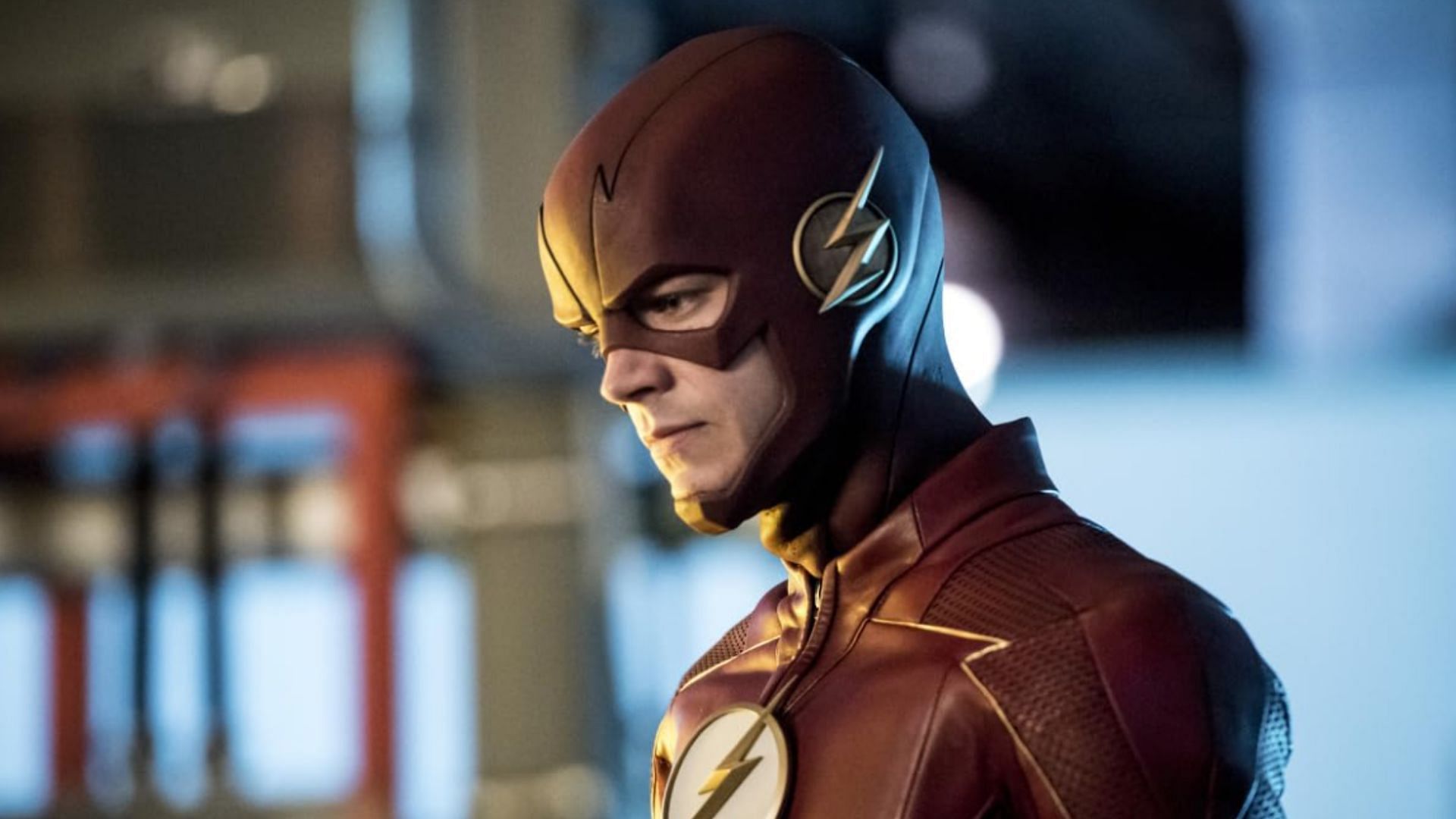 Grant Gustin in The Flash (Image via The CW Network)