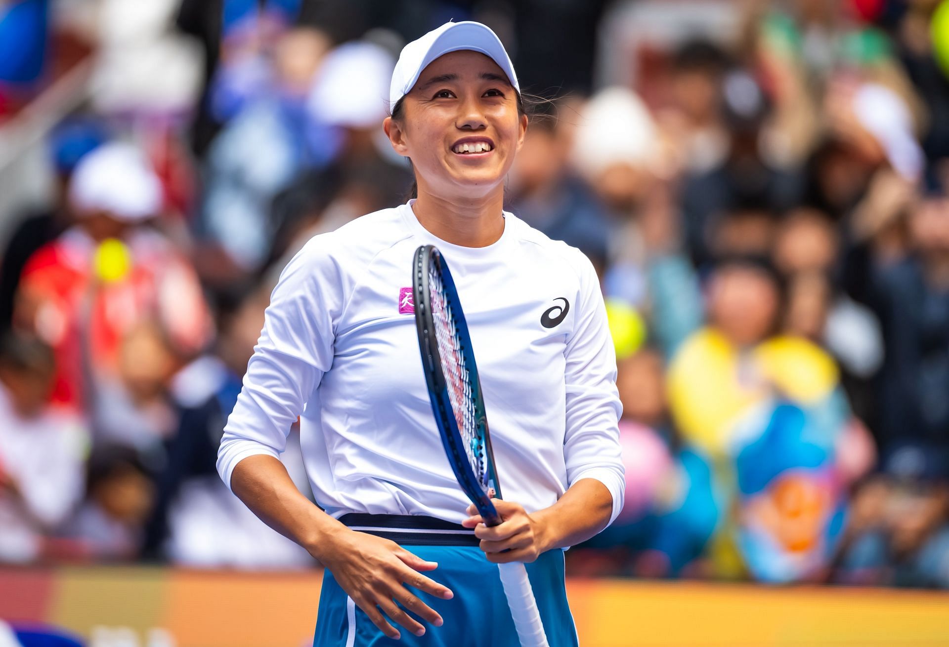 Zhang Shuai photographed at the 2024 China Open (Picture: Getty)