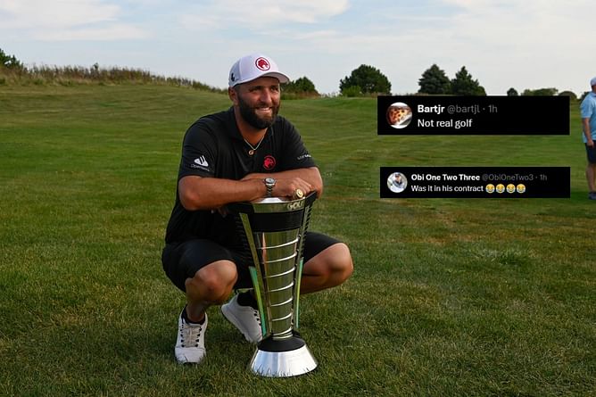 “Not real golf”;”was it in his contract”: Fans react to LIV Golf asking if Jon Rahm is the LIV golfer of the year