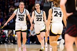 Watch: Caitlin Clark reunites with Kate Martin & Gabbie Marshall at Iowa for preseason scrimmage