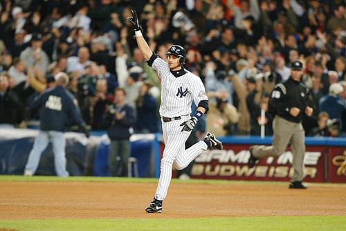 New York Yankees' Aaron Boone, 2003 AL Championship Series - Source: Getty