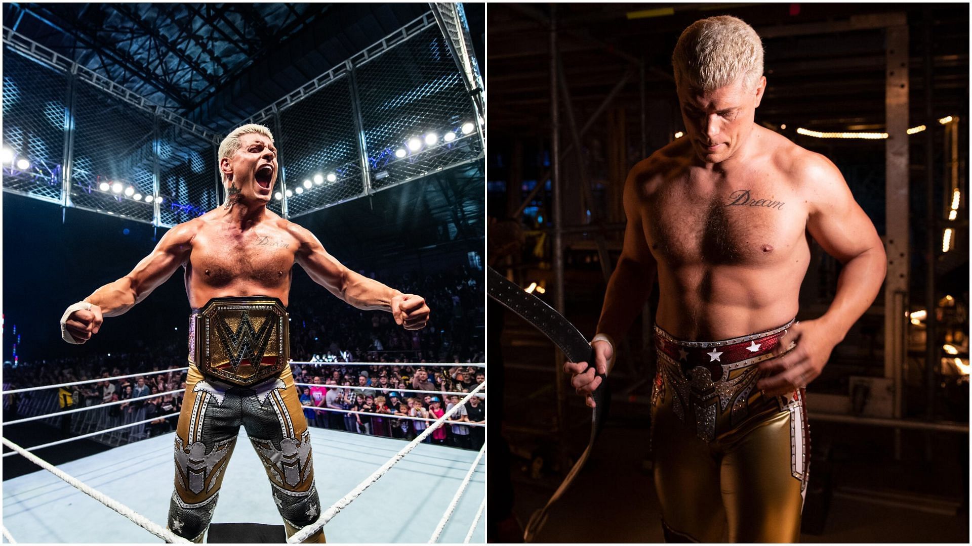 Cody Rhodes is the WWE Champion. (Photos via: WWE