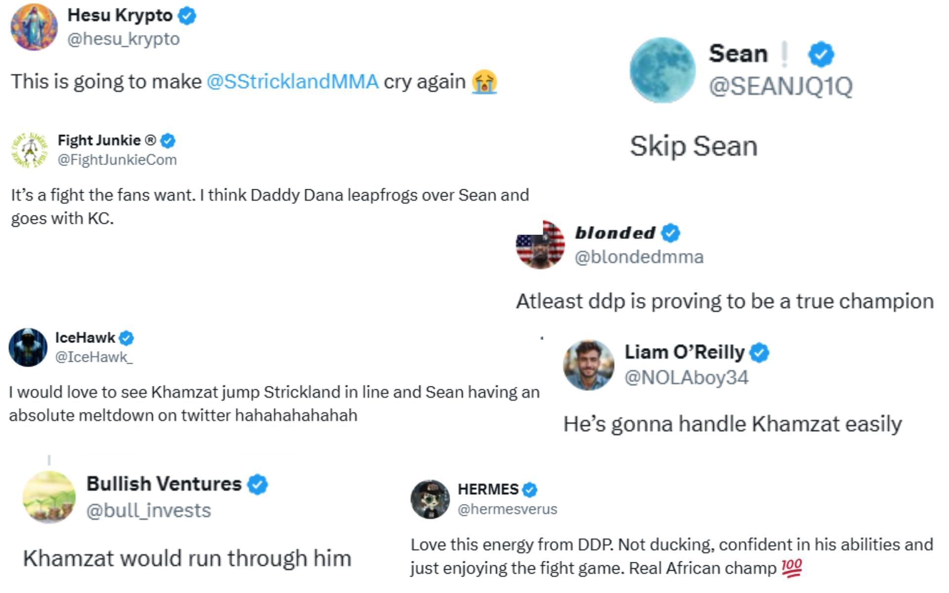 MMA fans react to Sean Strickland&#039;s comments