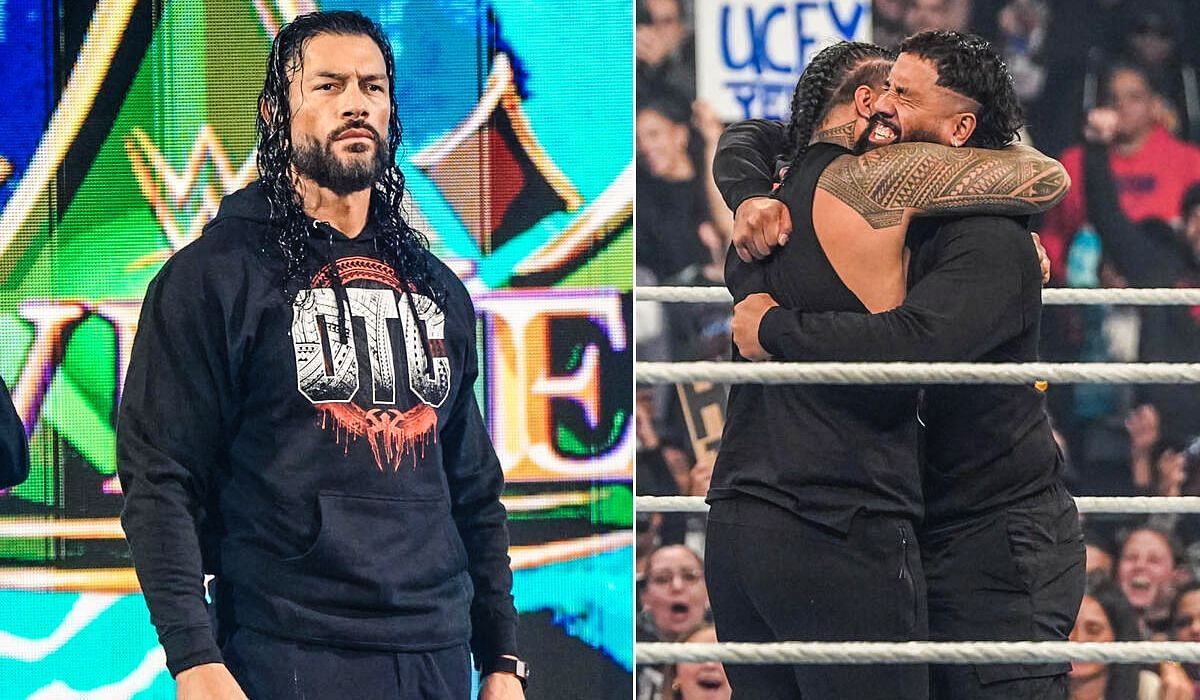 Roman Reigns (left), The Usos( Right) [Image credits: WWE.com]