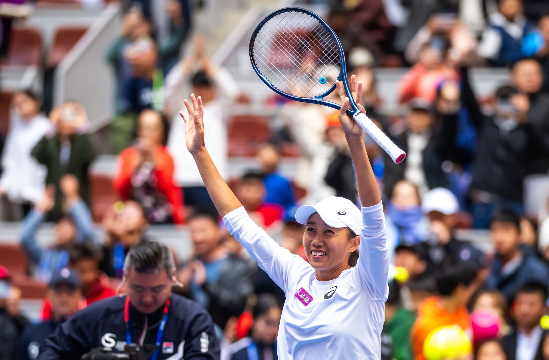 Zhang Shuai at the 2024 China Open. (Source: Getty)