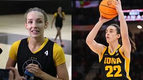 “She had been my point guard”: Iowa star Kylie Feuerbach mentions Caitlin Clark as major reason for transferring to Iowa