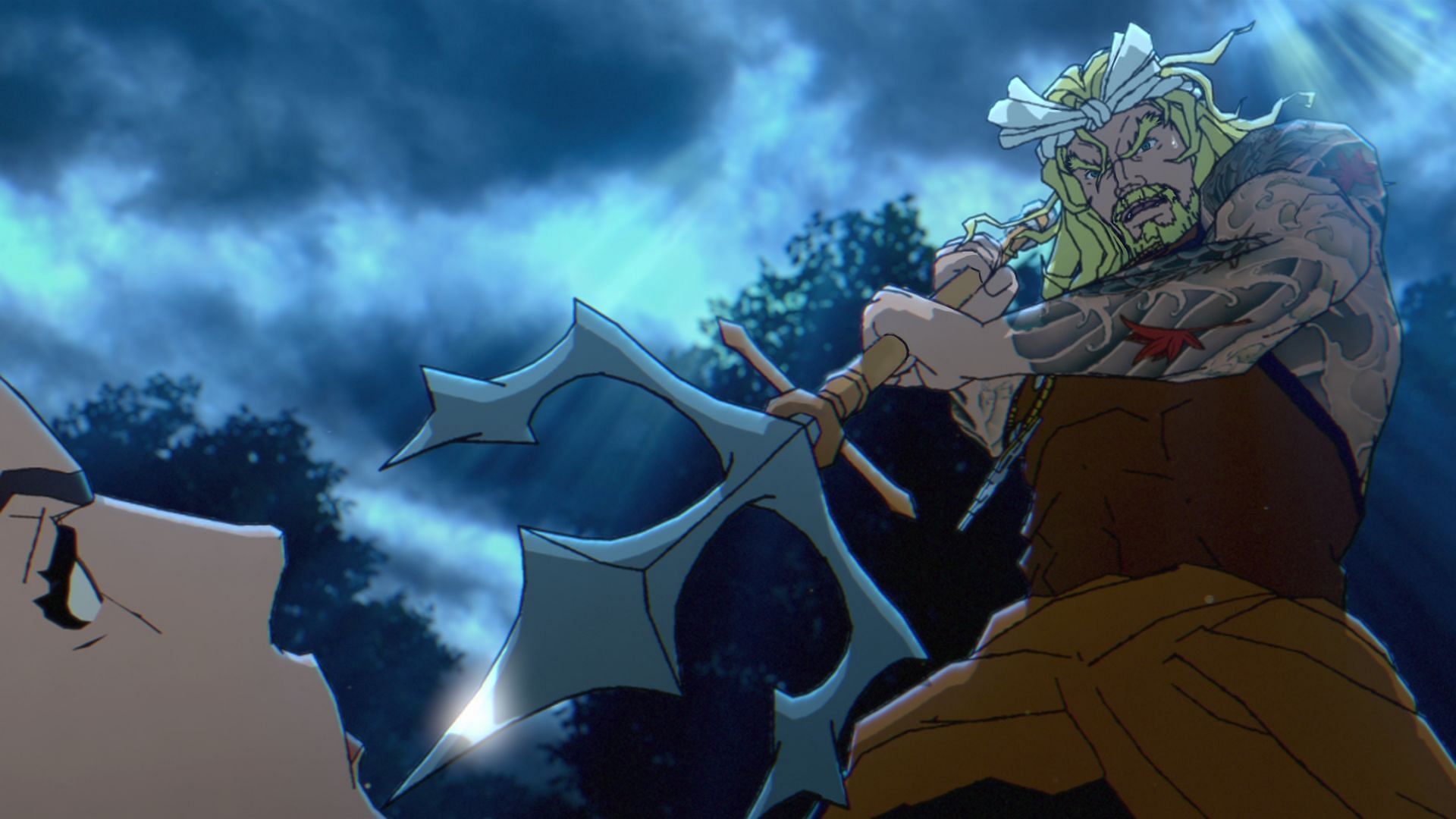 Aquaman as seen in the anime movie (Image via Kamikaze Douga)