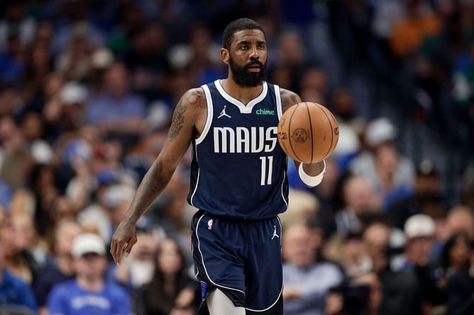 Watch: Kyrie Irving shares wholesome moment with daughter during Mavericks Media Day