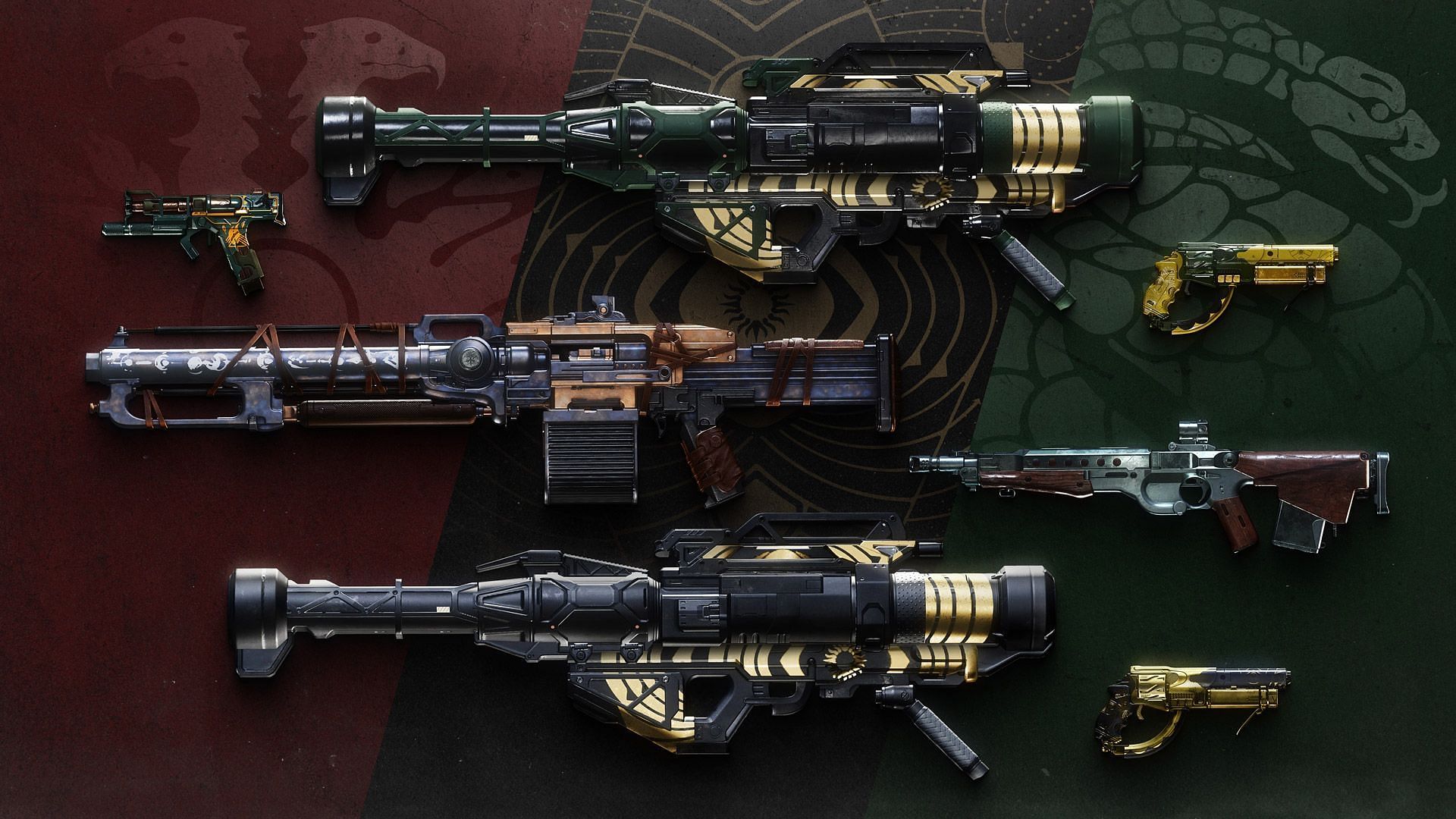 New core weapons in Revenant (Image via Bungie) 