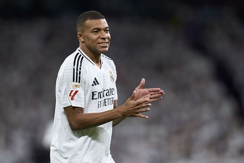 Real Madrid striker Kylian Mbappe