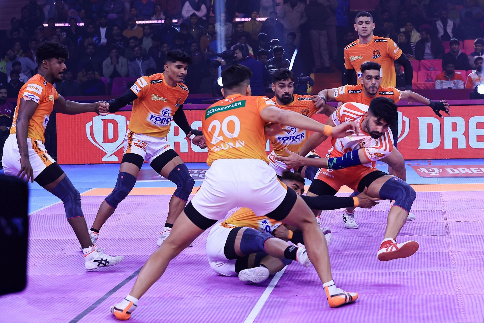 Puneri Paltan Vs Gujarat Giants Pro Kabaddi League Match In Jaipur - Source: Getty