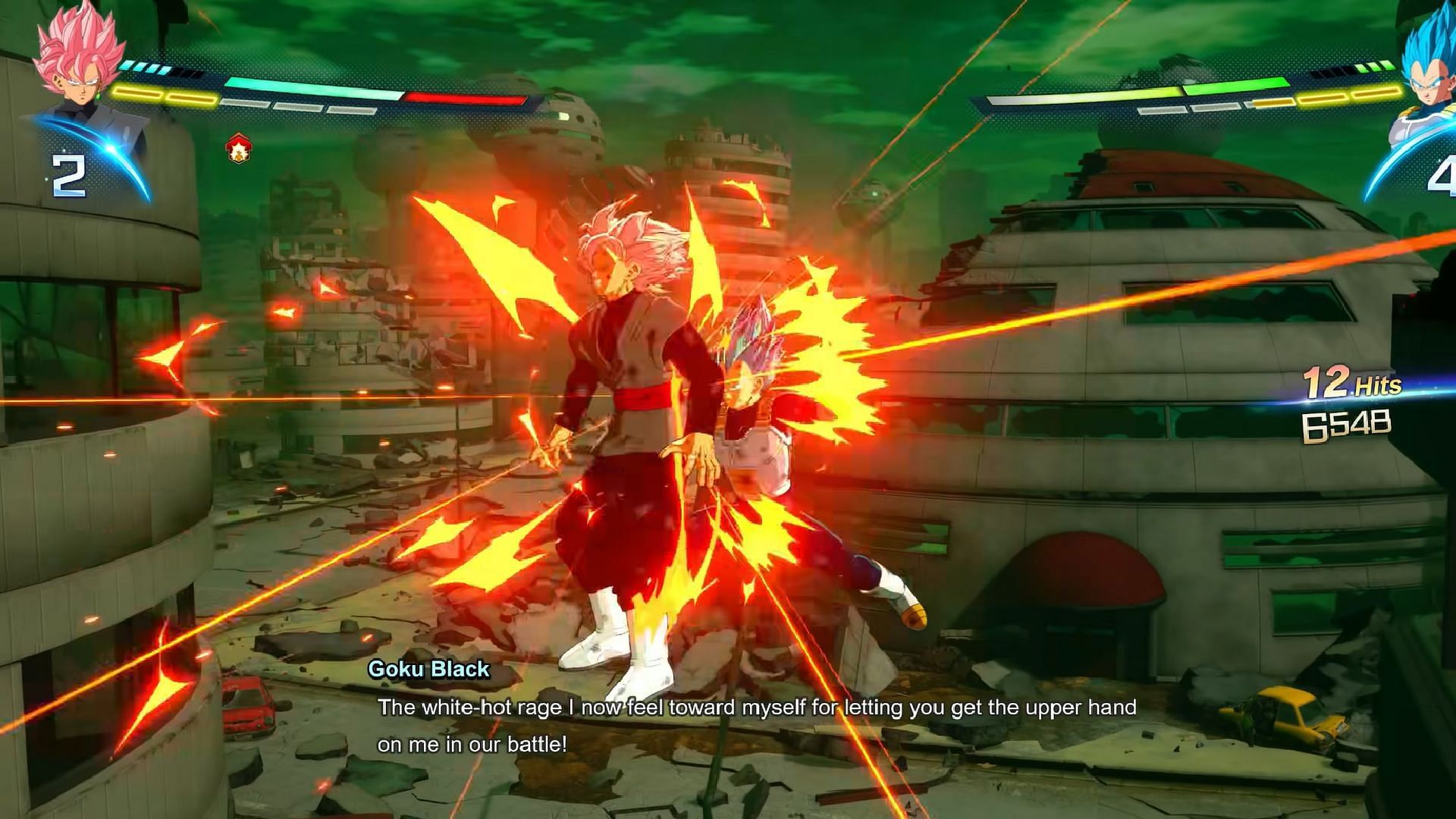 A still of gameplay while Battle Assist is turned on (Image via Bandai Namco || YouTube@BltzZ)