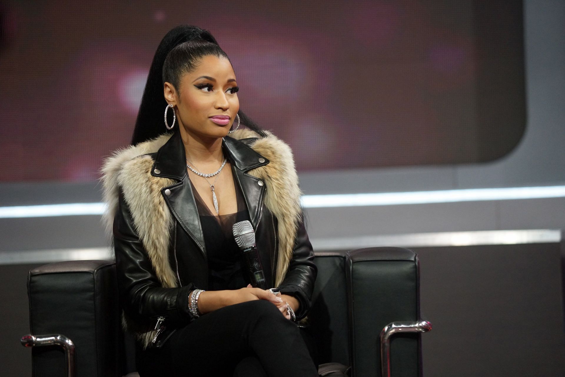 Nicki Minaj &quot;106 &amp; Park&quot; Take Over - Source: Getty