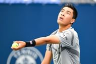 Brandon Nakashima in action at the 2024 National Bank Open (Picture: Getty)