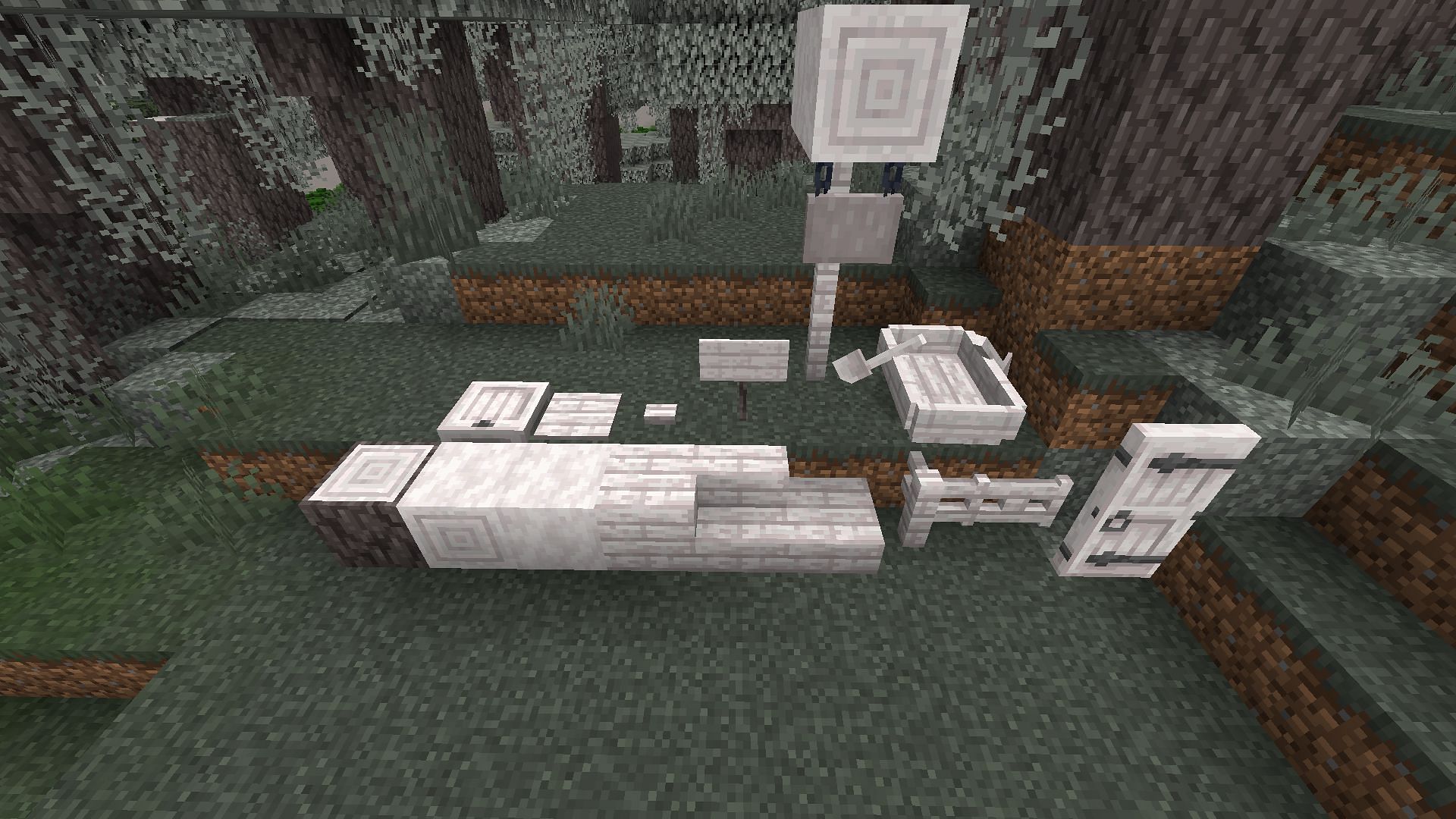 The snapshot also adds a new wood type (Image via Mojang Studios)