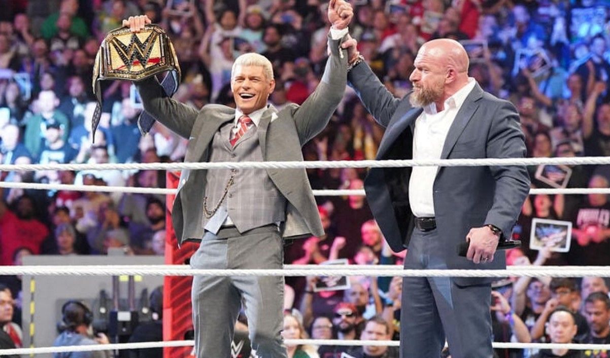 Cody Rhodes with Triple H on RAW after WrestleMania XL (Image Credits: WWE)