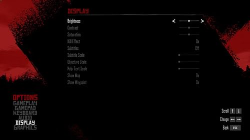 Display settings in Red Dead Redemption PC (Image via Rockstar Games)