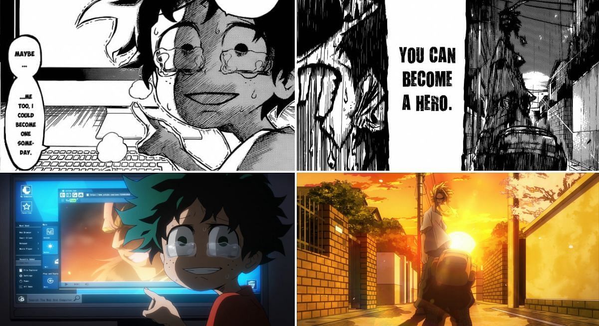 My Hero Academia&rsquo;s start (Image via Shueisha/Studio Bones)