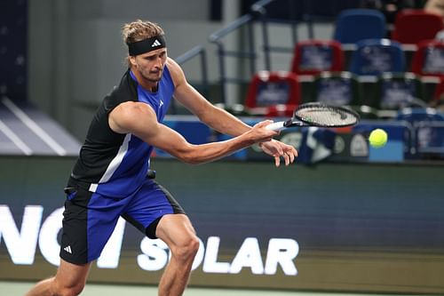 Alexander Zverev at the 2024 Shanghai Rolex Masters (Image: Getty)