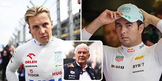 Helmut Marko not happy with Liam Lawson's driving against Sergio Perez at the F1 Mexican GP