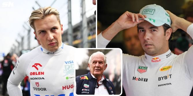 Helmut Marko not happy with Liam Lawson's driving against Sergio Perez at the F1 Mexican GP