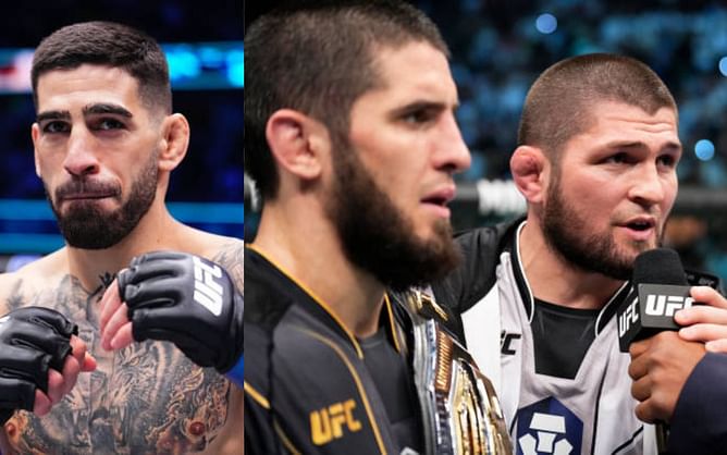 Ilia Topuria shows respect to Khabib Nurmagomedov but takes shots at his "cheater" teammates: "I mentioned Islam, and all the cousins come out"