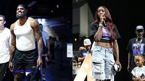 LSU's Flau'jae Johnson shocked as Lakers train to her viral hit with Lil Wayne