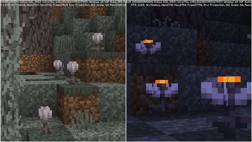 Eyeblossoms open and close based on the day/night cycle. (Image via Mojang Studios)