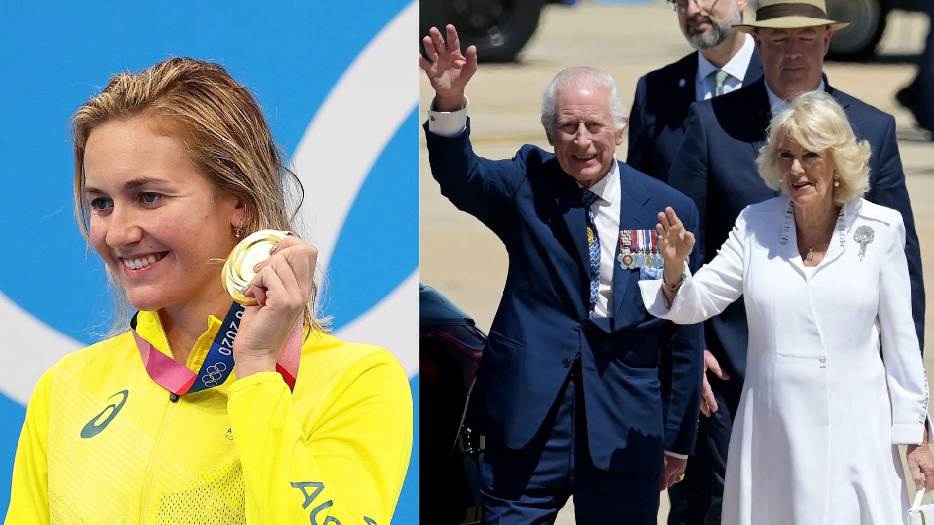 Ariarne Titmus is in awe of King Charles and Queen Camilla [Image Source : Getty]