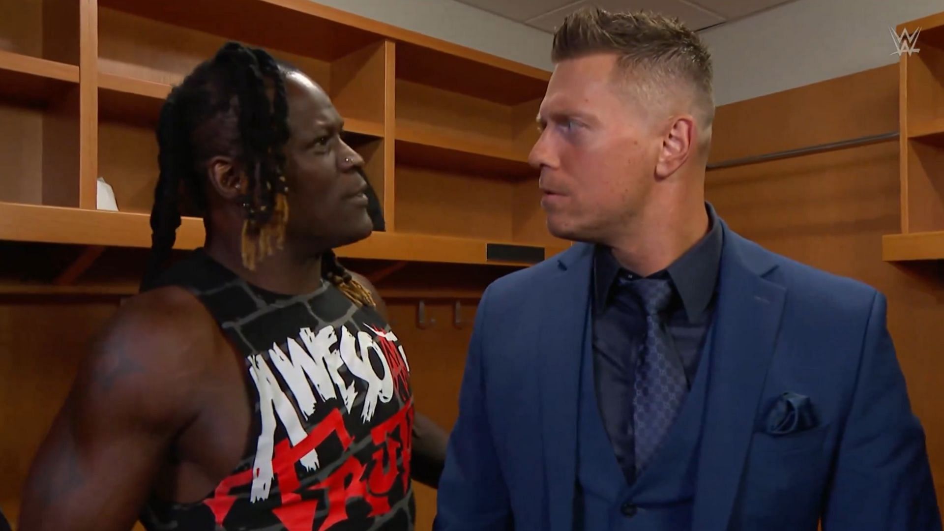 The Miz and R-Truth backstage on WWE RAW [Image Credits: WWE