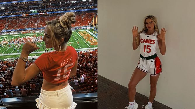 WATCH: Georgia QB Carson Beck’s hooper GF Hanna Cavinder gives an outfit check to fans on IG