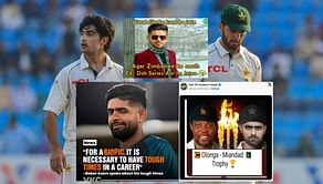 "For a biopic, it is necessary to have tough times in a career"- Top 10 funny memes as Babar Azam gets dropped for remainder of PAK vs ENG 2024 Tests