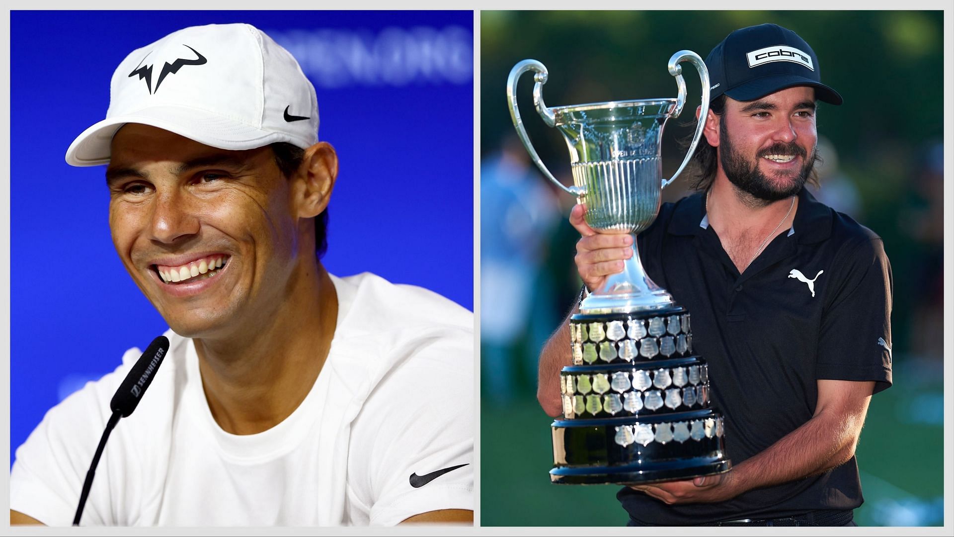 Rafael Nadal felicita a Ángel Hidalgo (Fuente de la imagen: Getty)