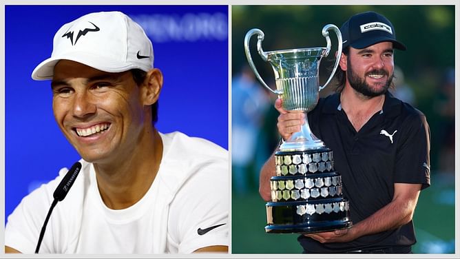 Rafael Nadal celebrates Spanish golfer Angel Hidalgo's maiden DP World Tour win with a sweet message as he beats compatriot Jon Rahm