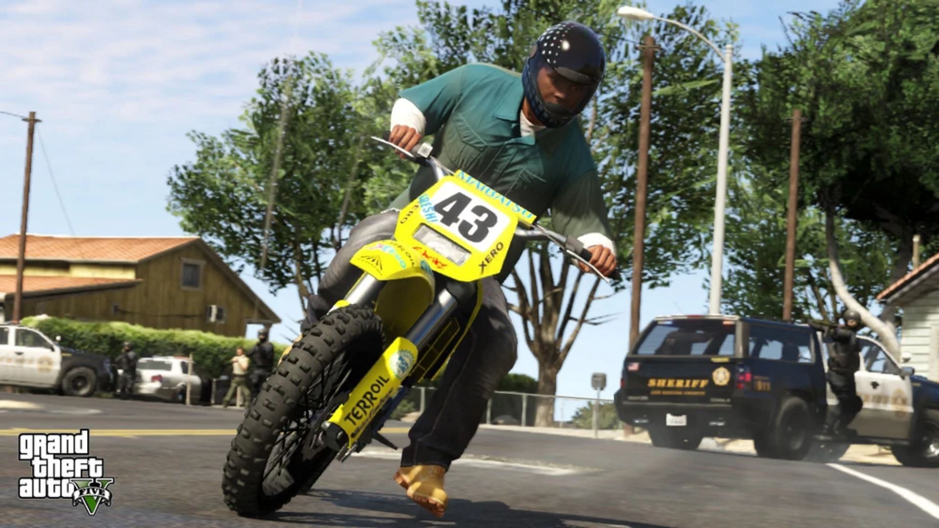 Random events should be time immediately as they spawn in Grand Theft Auto 5 (Image via Rockstar Games)