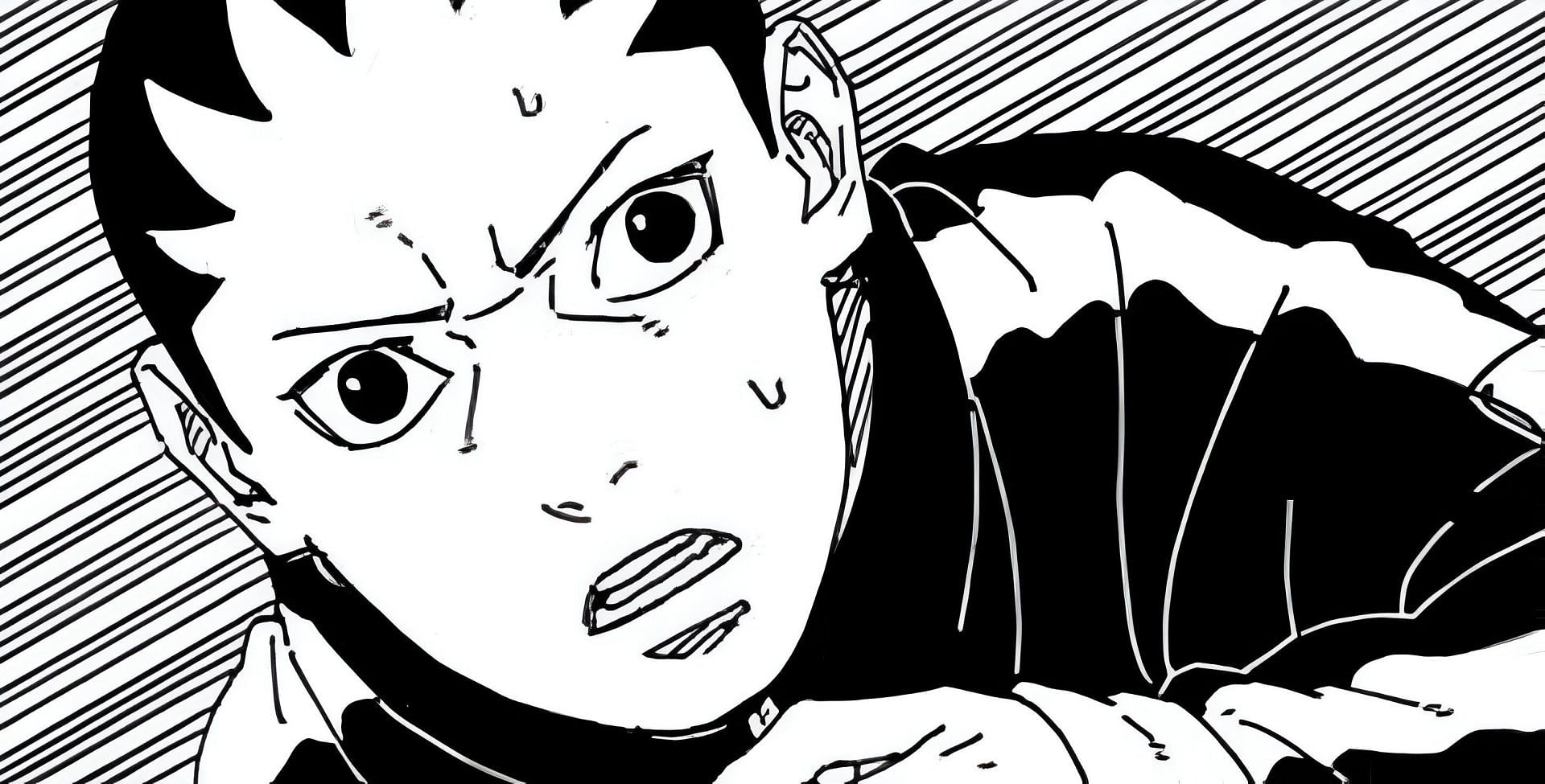 Shikadai Nara as seen in the manga (Image via Shueisha)