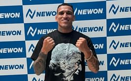 In Photos: Charles Oliveira celebrates birth of baby boy Dominic, shares snaps of newborn and partner Vitoria Brum