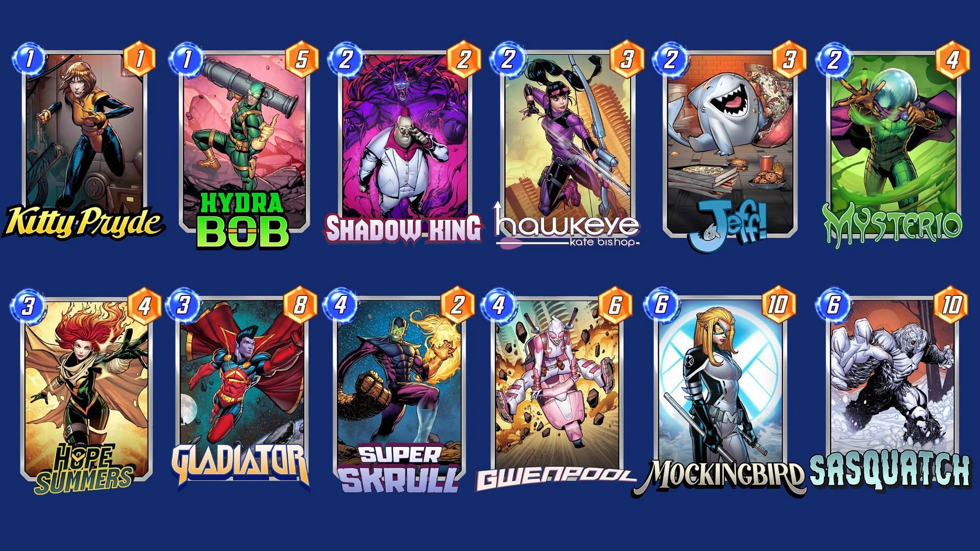 The Shadow Play Deck is a great Marvel Snap Jeff deck (Image via Nuverse)