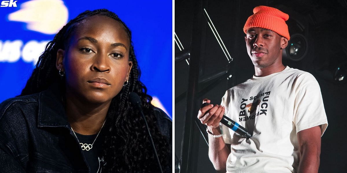 Coco Gauff (L) &amp; Tyler, The Creator (R) [Image Sourcee: Getty Images]