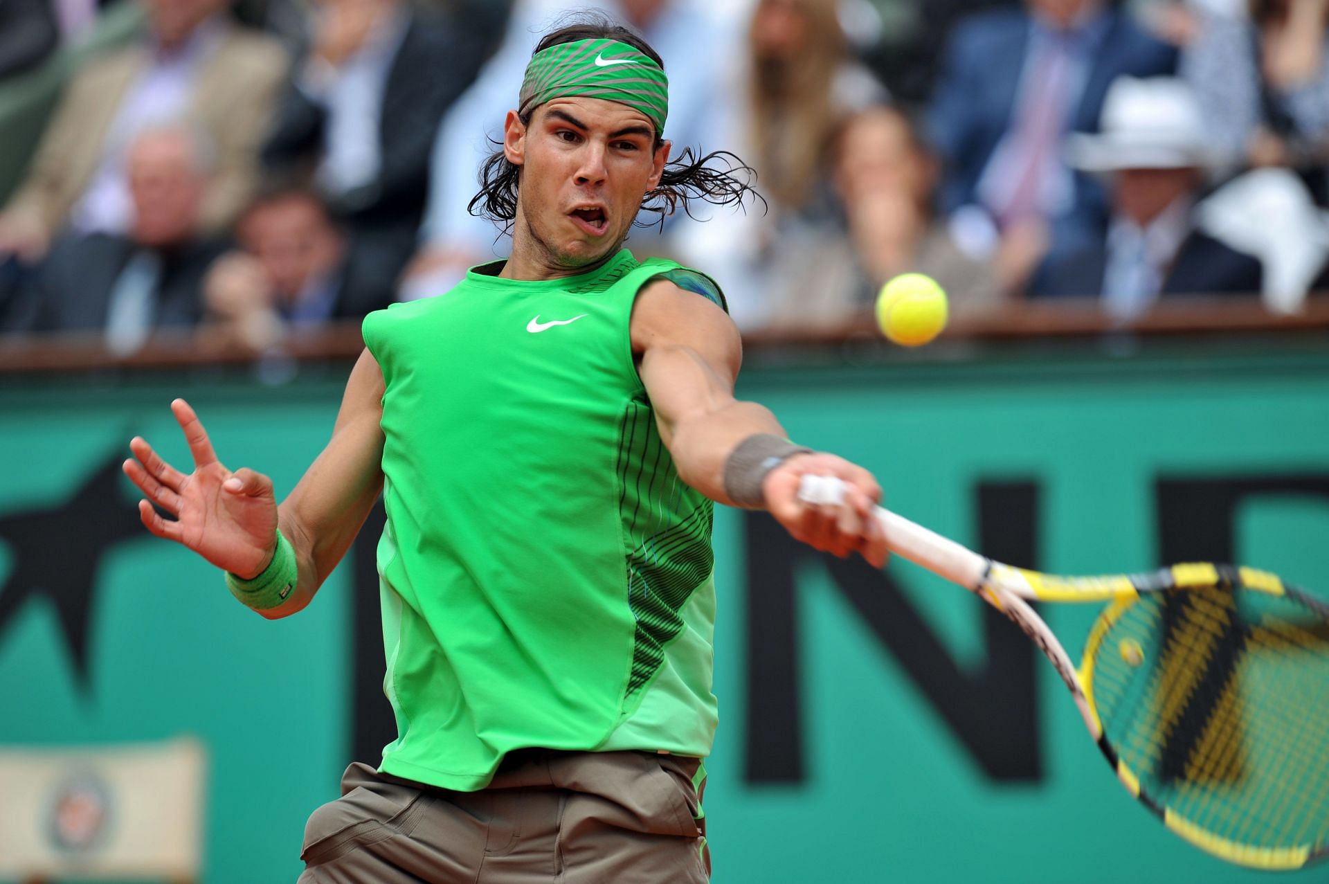 The Spanird at the 2008 French Open [Source: Getty]