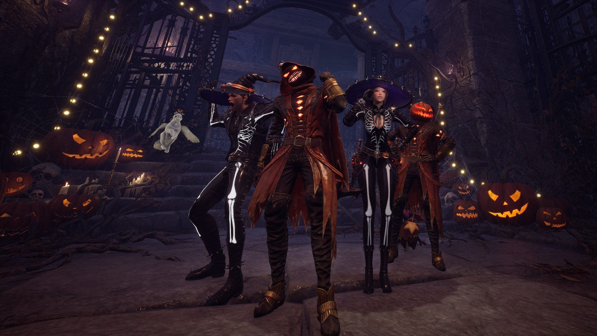 Dress spooky and scare opponents during PvP (Image via NCSoft)