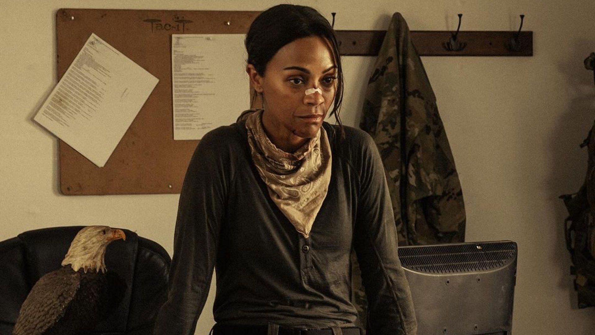 Zoe Saldana as seen in &#039;Special Ops: Lioness&#039; season 2 (Image via Instagram/@lionesspplus)