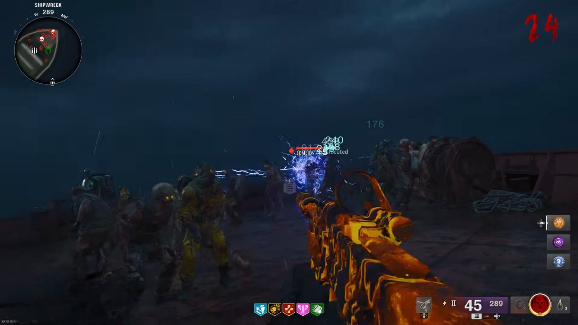 Shipwreck POI in Black Ops 6 Zombies (Image via Activision || YouTube@Caspahz)