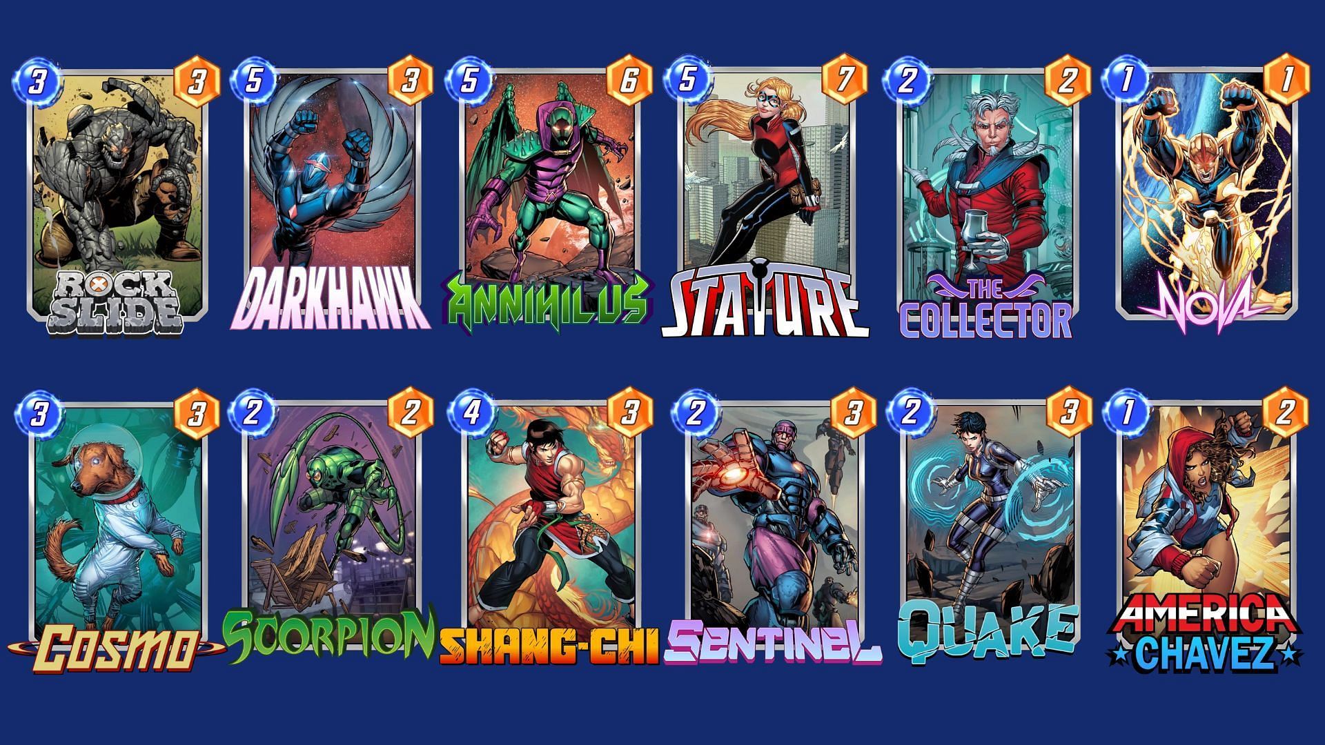 The Darkhawk Annihilus Deck is an effective Marvel Snap Rock Slide deck (Image via Nuverse)