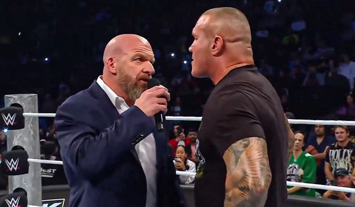 Randy Orton called out Triple H on recent SmackDown. [Image credits: SonyLiv live stream]