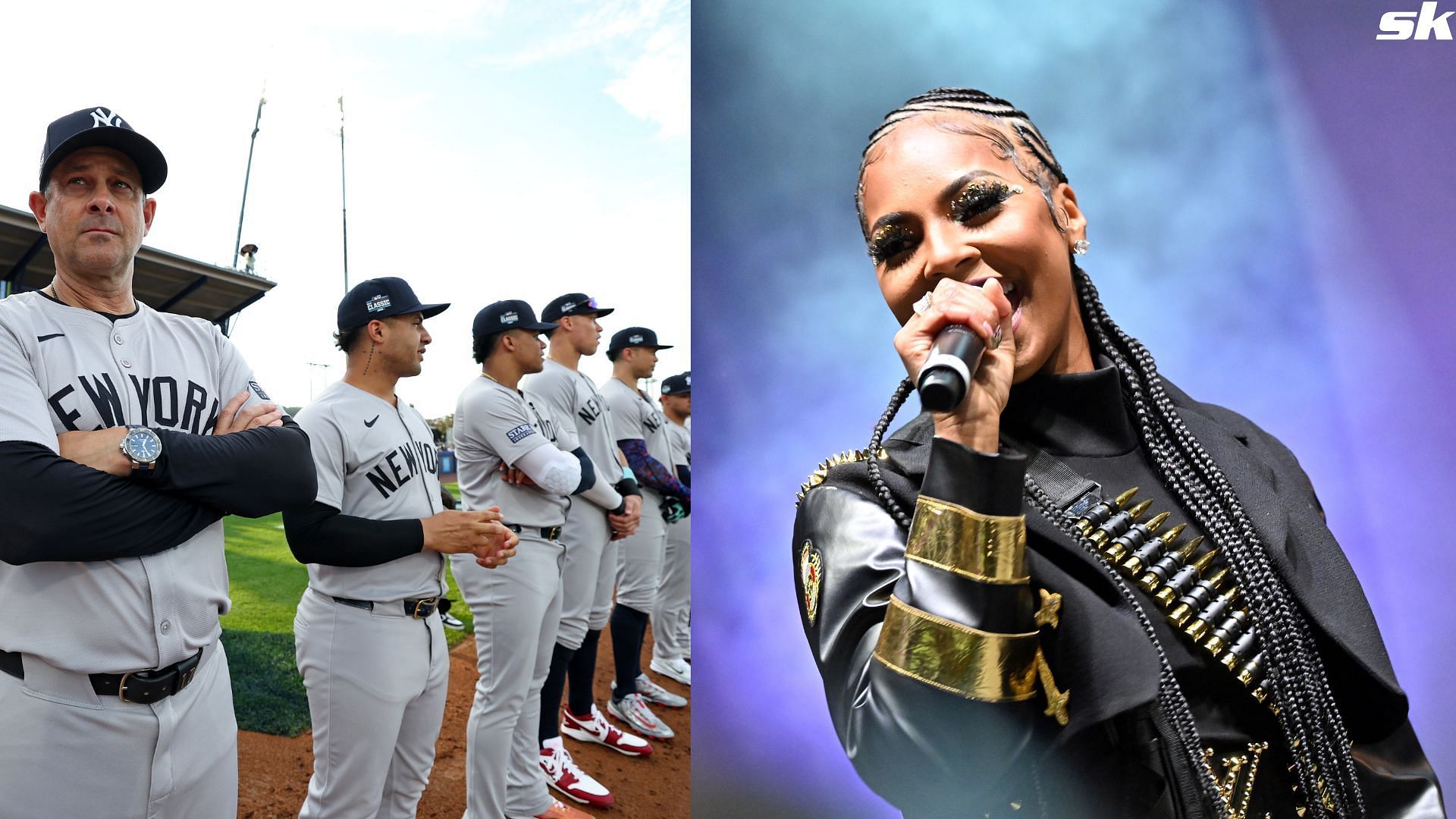 WATCH: Ashanti stuns audiences with powerful national anthem performance before World Series Game 4 (Source: Getty)